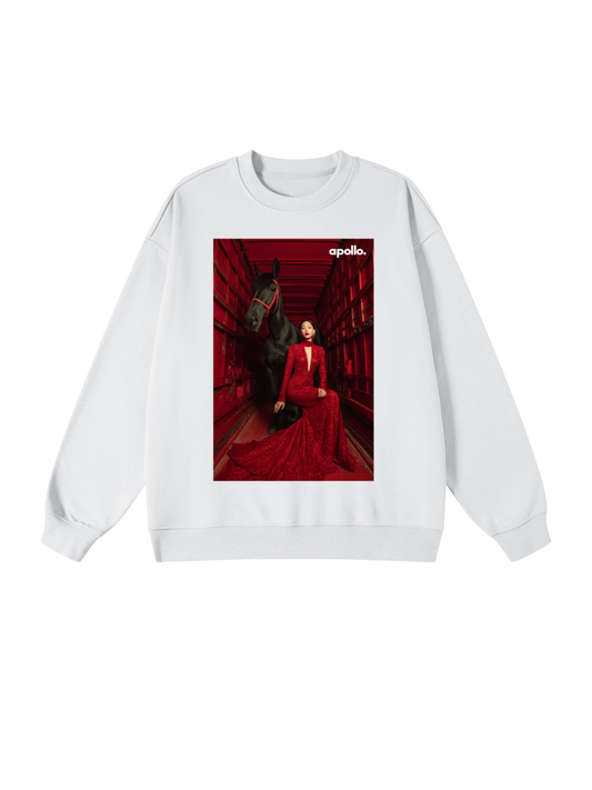 'Designed to Intimidate' Oversized Sweatshirt