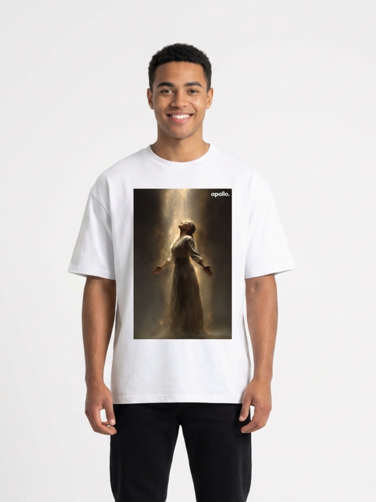 Connect With The Light Oversized Cotton T-shirt