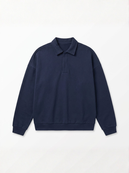 Apollo Men’s Polo Collar Sweatshirt