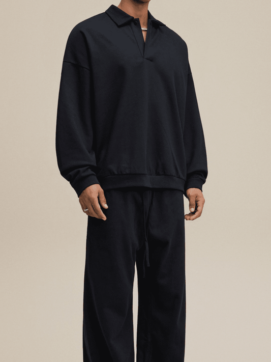 Apollo Men’s Polo Collar Sweatshirt