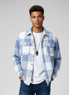 Men's Pocket Plaid Jacket
