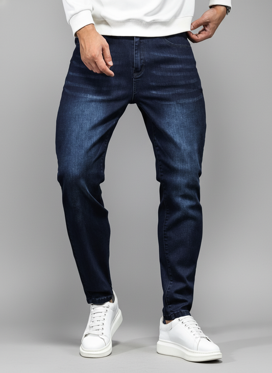 Men Cotton Slant Pocket Jeans