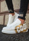Hand-Painted Customized Sneakers for Men by Apollo Moda | Nestor COOL Gold
