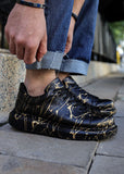 Hand-Painted Customized Sneakers for Men by Apollo Moda | Stardust Pulse