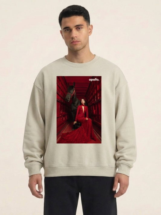 Unisex Oversized Cotton Apollo Sweatshirt