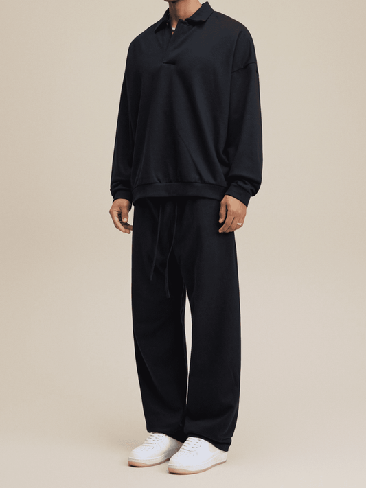 Apollo Men’s Polo Collar Sweatshirt