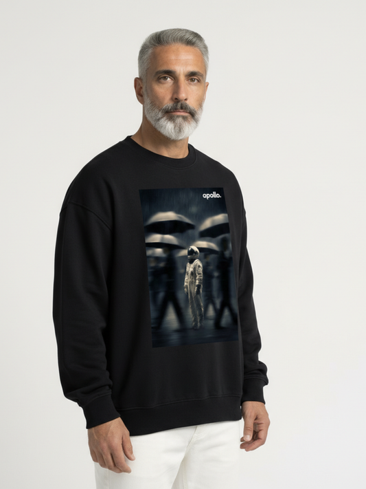 'Grounded in Awareness' Oversized Sweatshirt