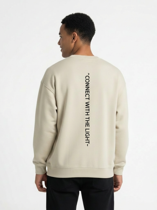 'Connect With The Light' Oversized Sweatshirt