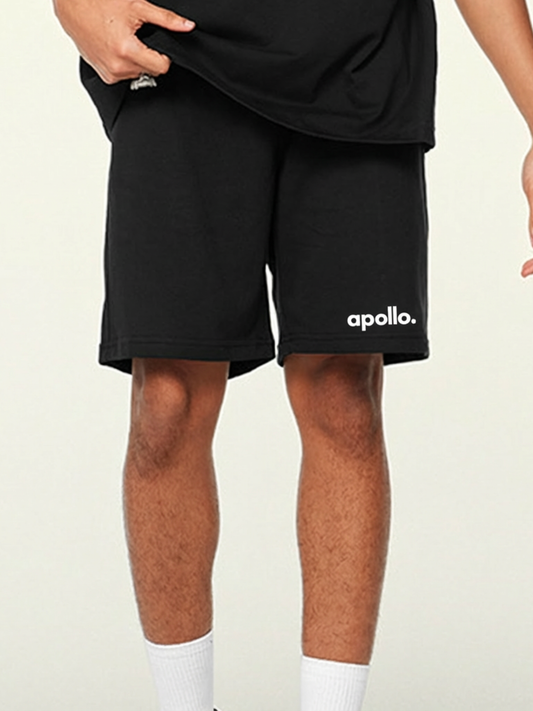 Apollo Black Casual Sweat Shorts