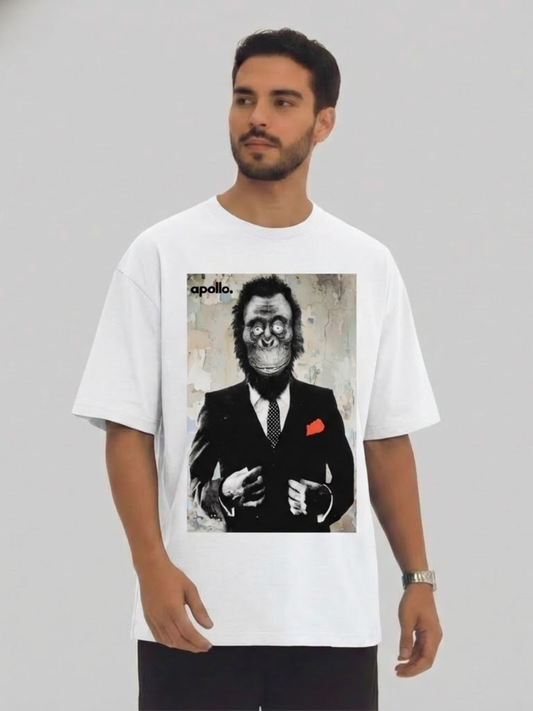 'Monkey Business Only' Oversized T-shirt