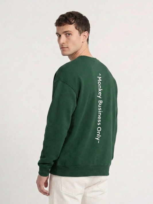 'Monkey Business Only' Oversized Sweatshirt