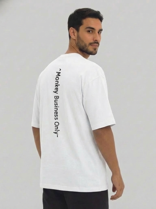 'Monkey Business Only' Oversized T-shirt
