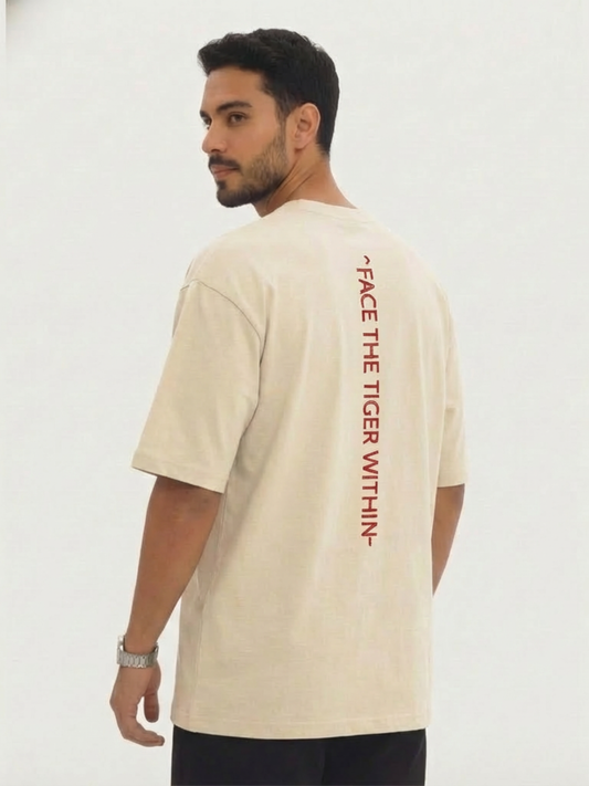 'Face The Tiger Within' Oversized T-shirt