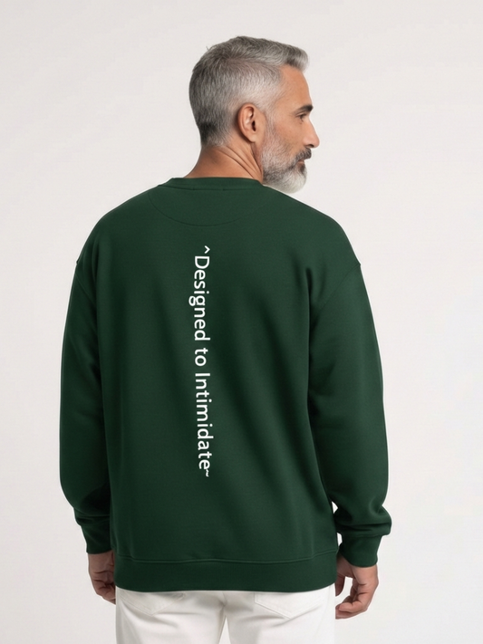 'Designed to Intimidate' Oversized Sweatshirt