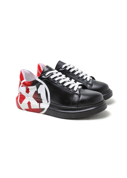 Hand-Painted Customized Sneakers for Men by Apollo Moda | Genova X1