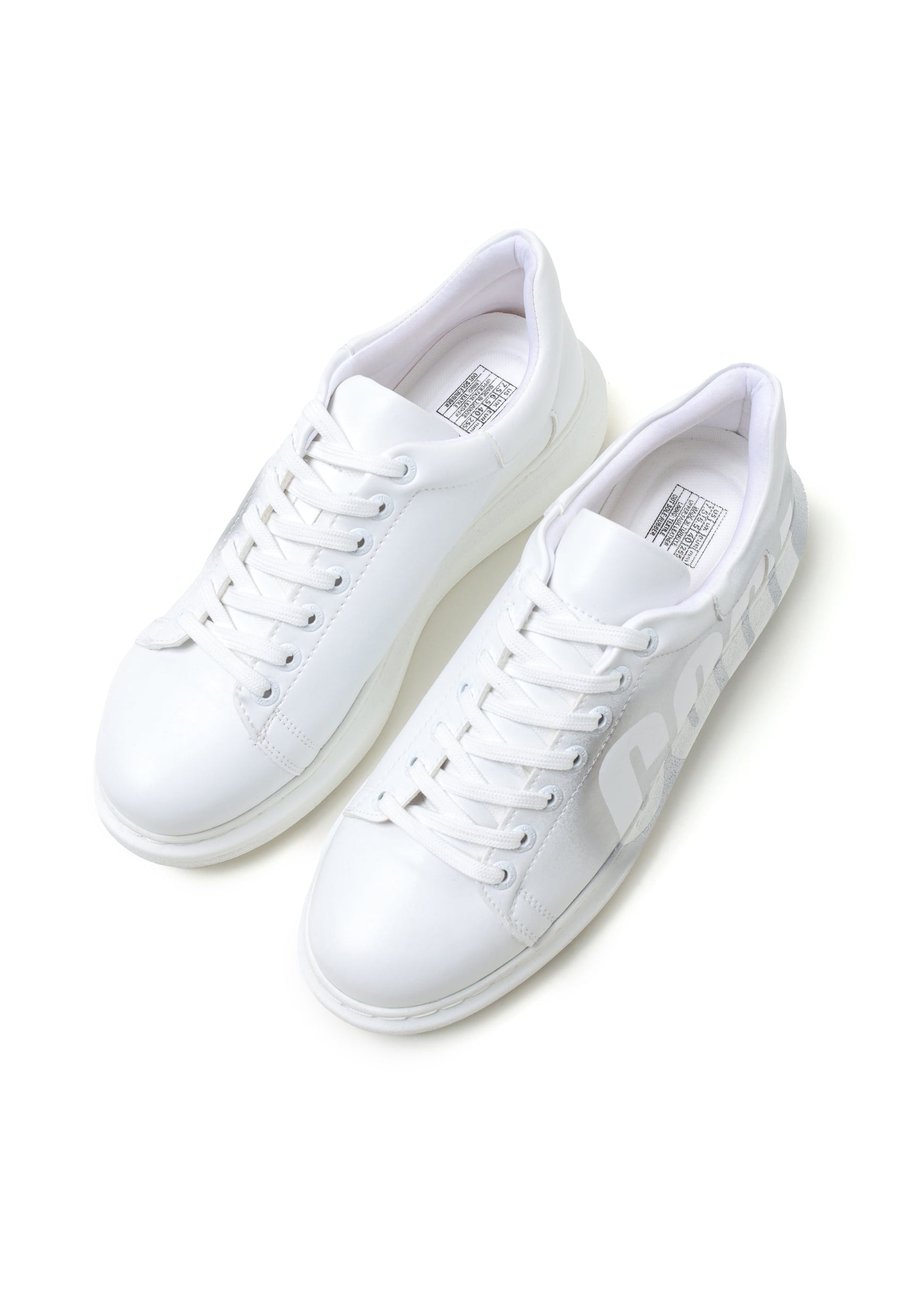 Hand-Painted Customized Sneakers for Men by Apollo Moda | Nestor COOL Silver