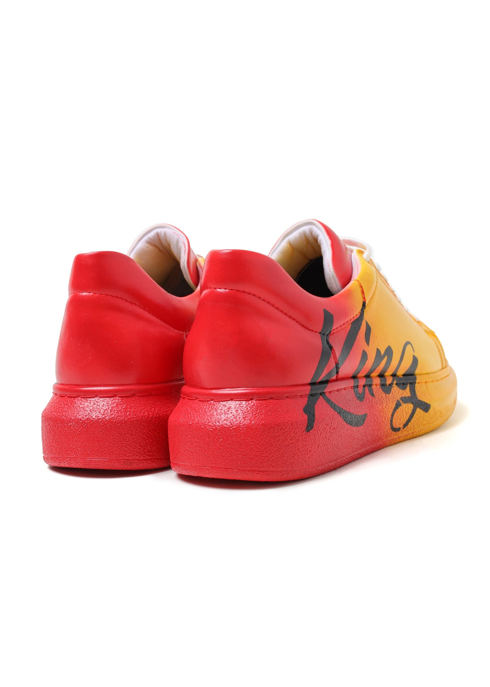 Hand-Painted Customized Sneakers for Men by Apollo Moda | Genova "King"