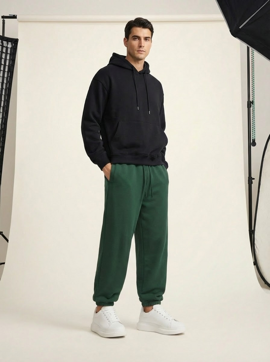 Apollo Heavyweight Cotton Green Sweatpants