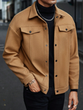 Men's Long Sleeve Loose Casual Overcoat