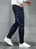 Men Cotton Slant Pocket Jeans