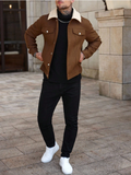 Men's Contrast Color Casual Jacket