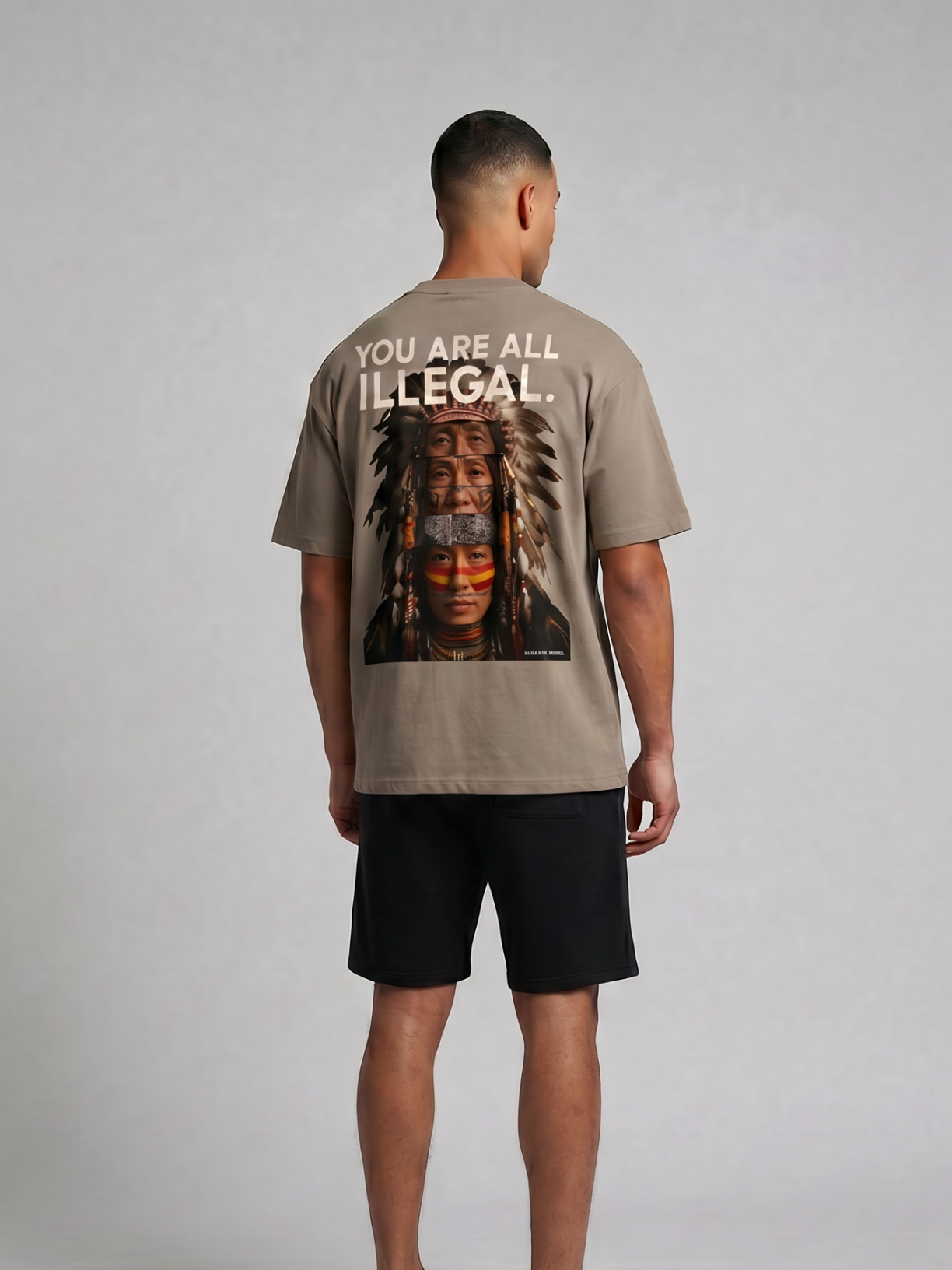 You Are All Illegal Oversized Heavyweight Graphic Tee