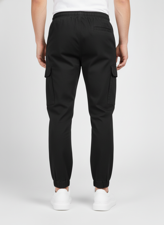 Men's Cargo Trousers With Slanted Pockets